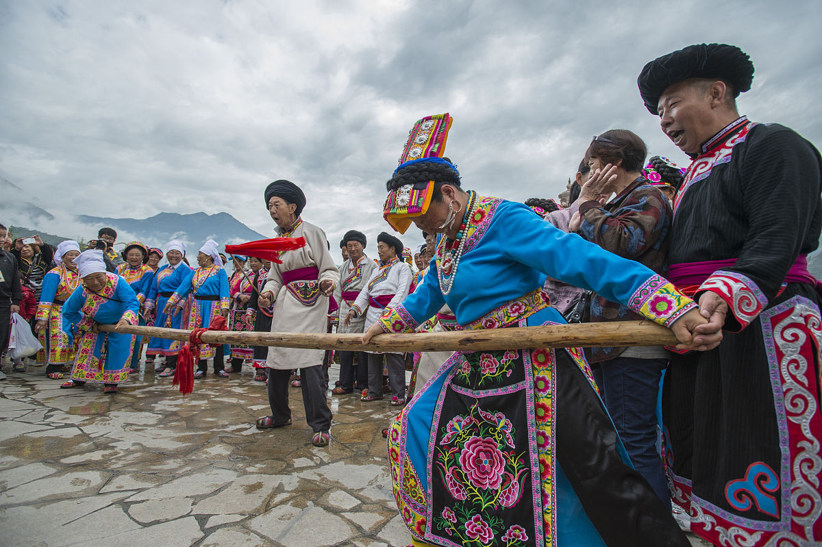 2014年08月22日,四川省阿坝藏族羌族自治州,走进茂县中国古羌城,体验