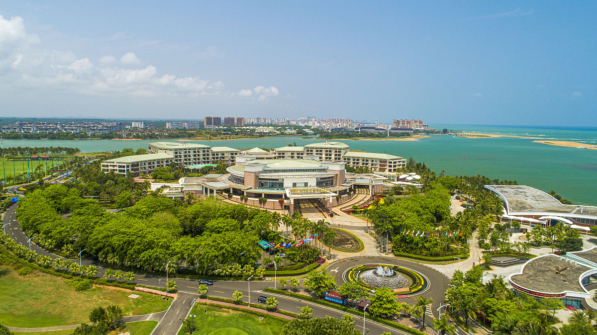 2021年4月7日,在海南省琼海市的博鳌亚洲论坛会址.