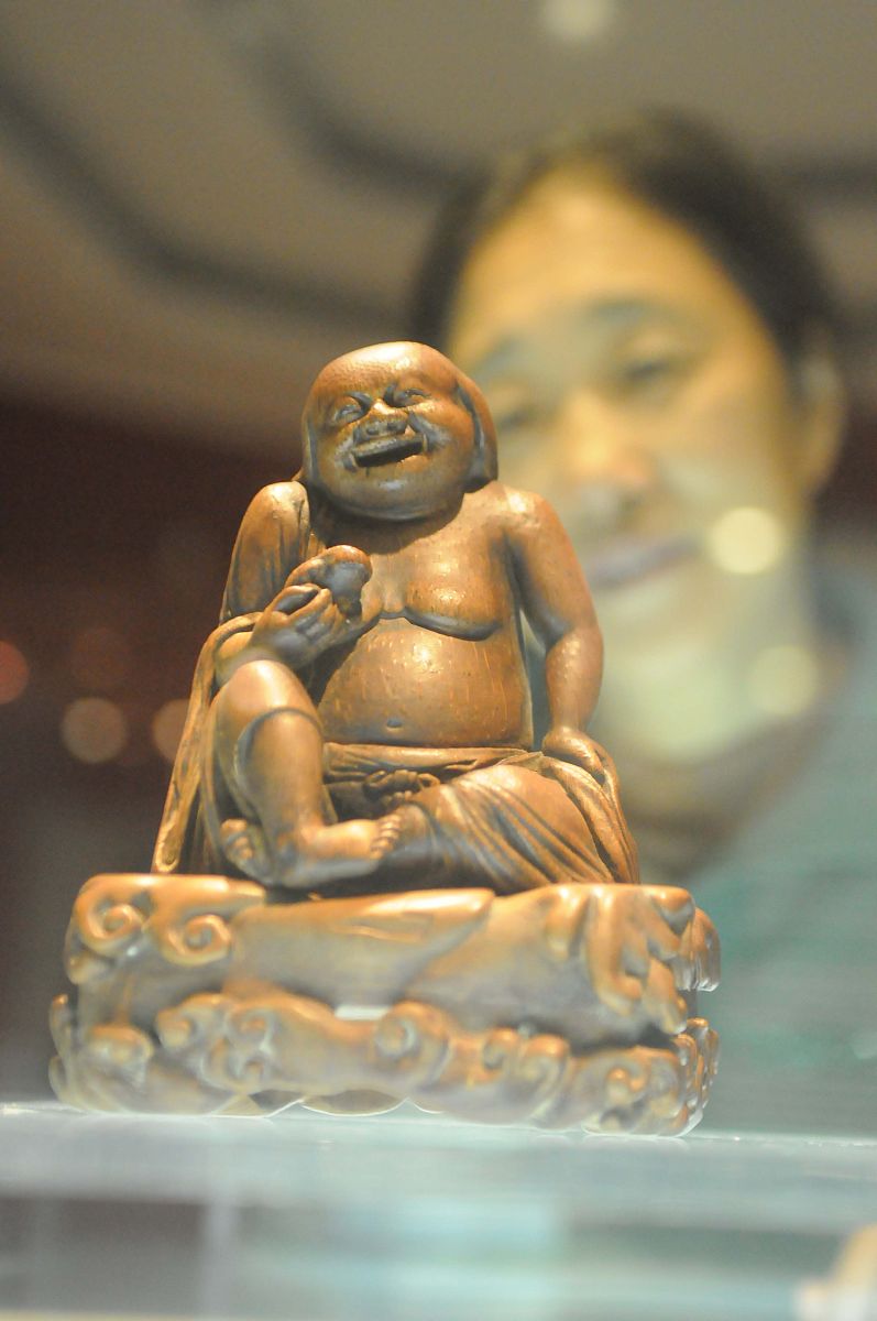 2011年11月22日,杭州,《竹韵——慈溪木艺堂藏古代竹雕艺术品特展》在