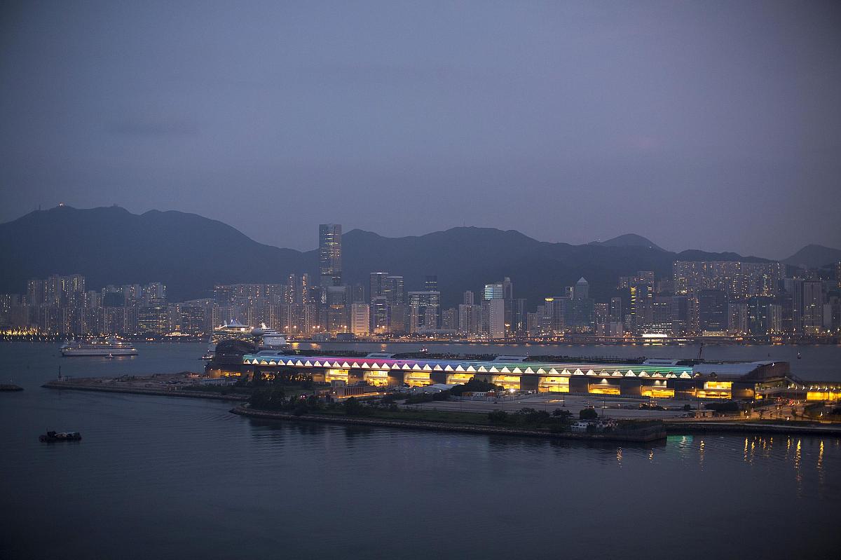 2013年6月12日,中国香港,耗资82亿港币的启德邮轮码头12日正式启用,随