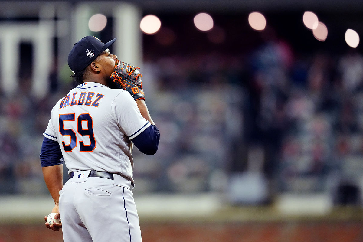 2021年10月31日,美国,2021mlb世界大赛g5,亚特兰大勇士vs休斯顿太空人