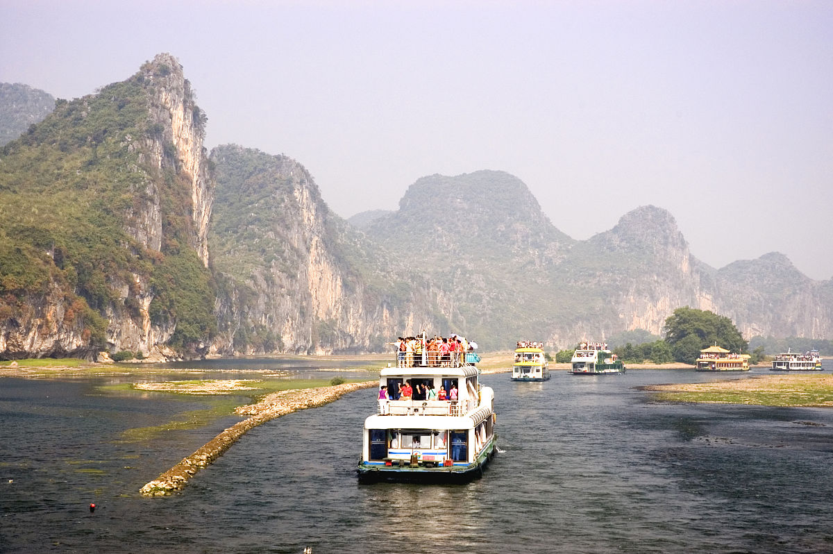 🚢漓江游船打卡攻略！桂林山水真的绝美！🤩