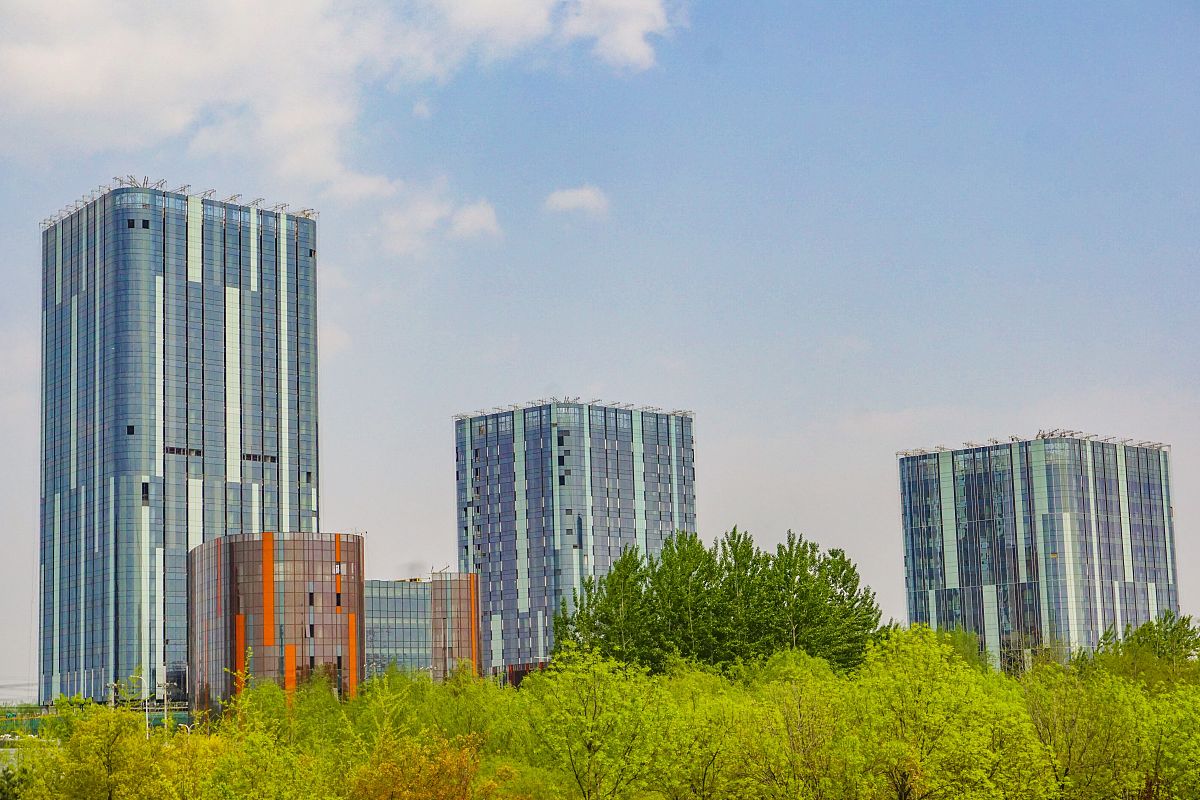 2020年4月16日,北京昌平区未来科学城.