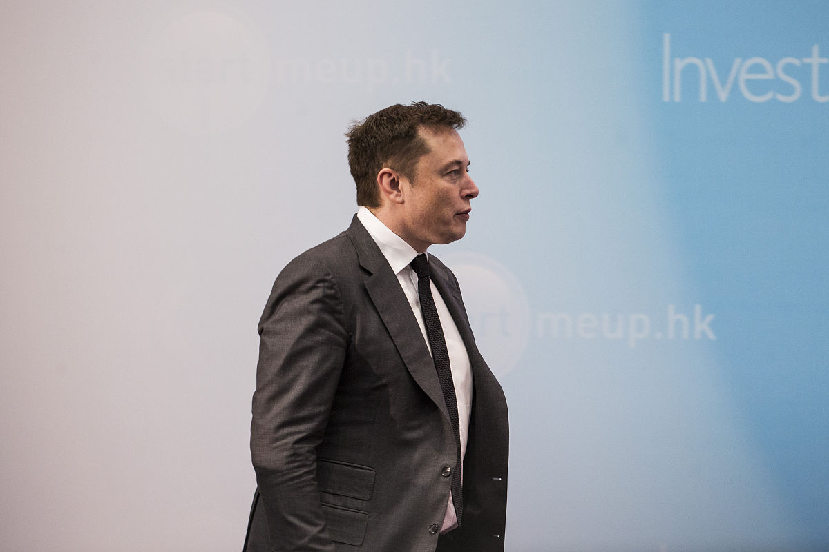 2016年1月26日,香港,亿万富豪,特斯拉ceo伊隆·马斯克(elon musk)出席