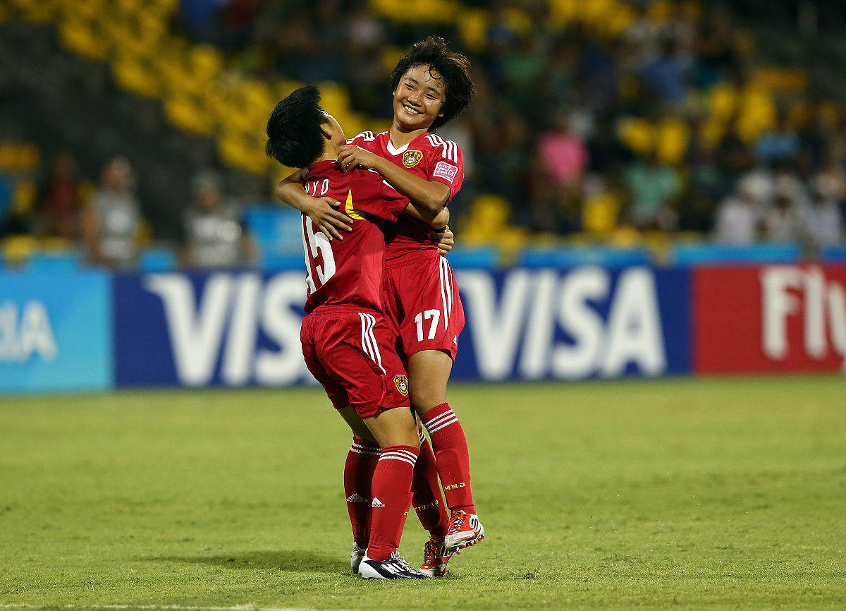2014年3月23日,哥斯达黎加,2014女足u17世界杯小组赛,哥伦比亚vs中国.