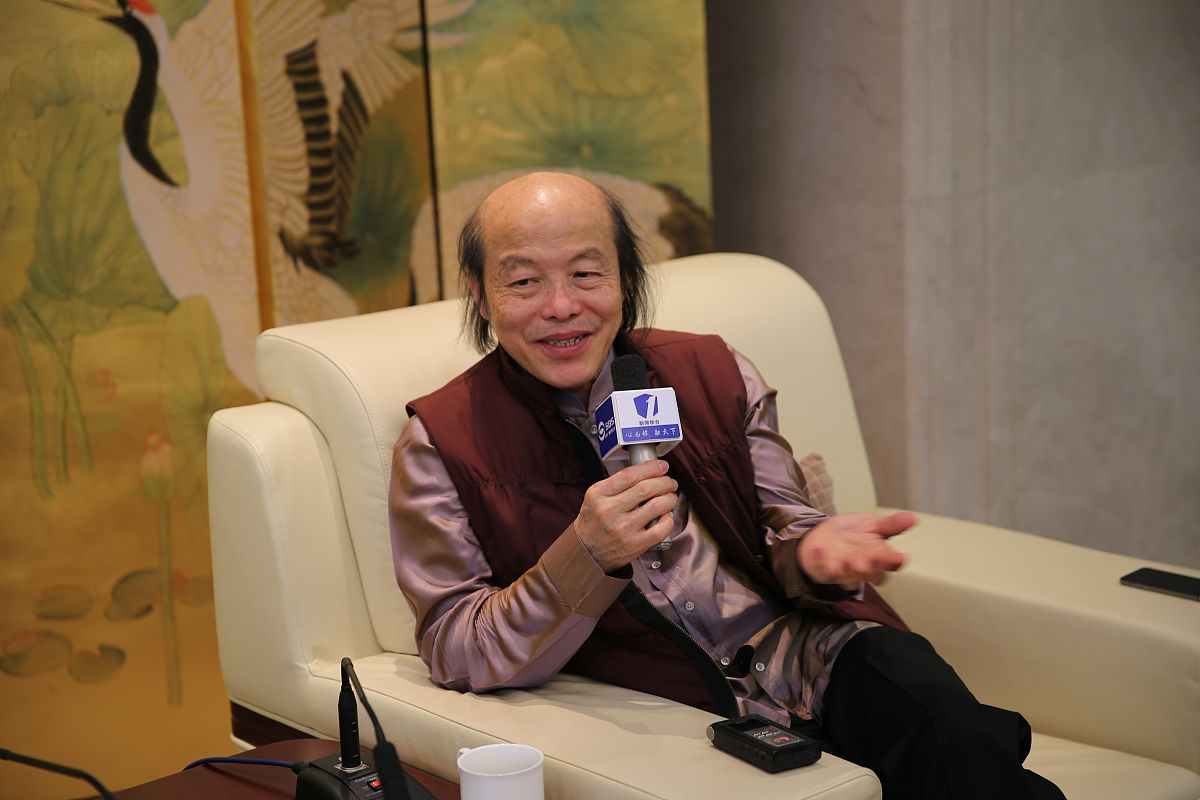 2014年04月11日,江苏省苏州市,林清玄举行《从人生的最底层出发》的主