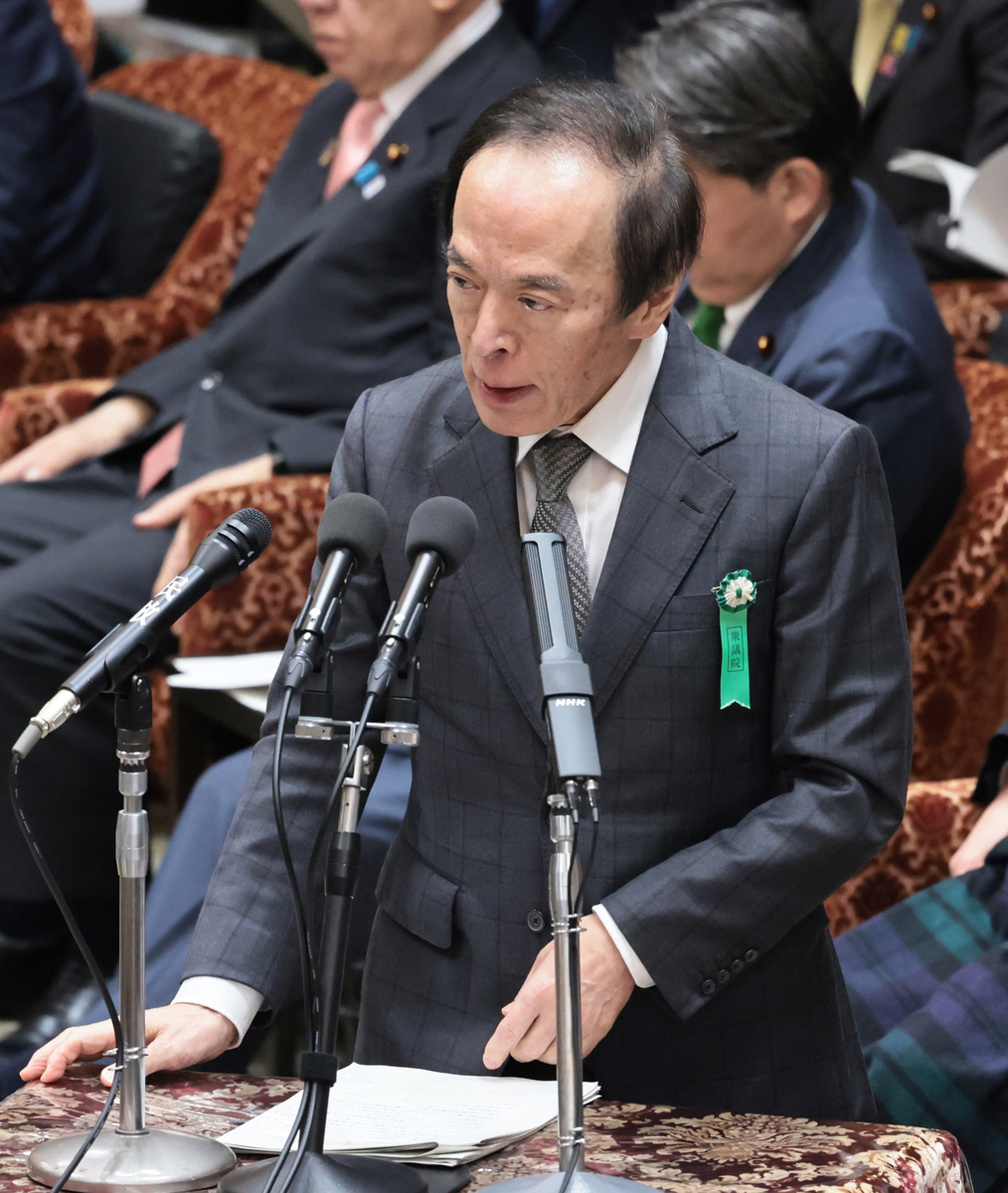 当地时间2026年3月30日,日本东京,日本央行行长植田和