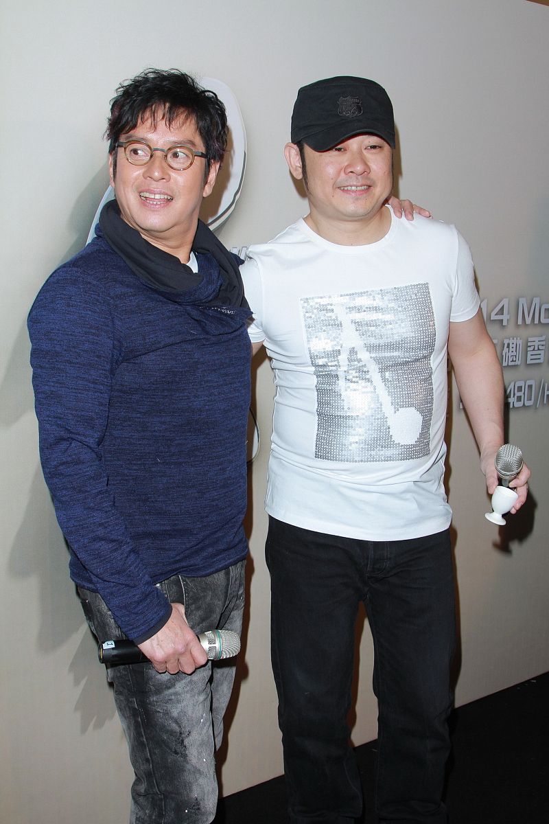 2012年1月10日,香港,《刀郎谢谢你巡回演唱会-香港》记者会. 刀郎 谭
