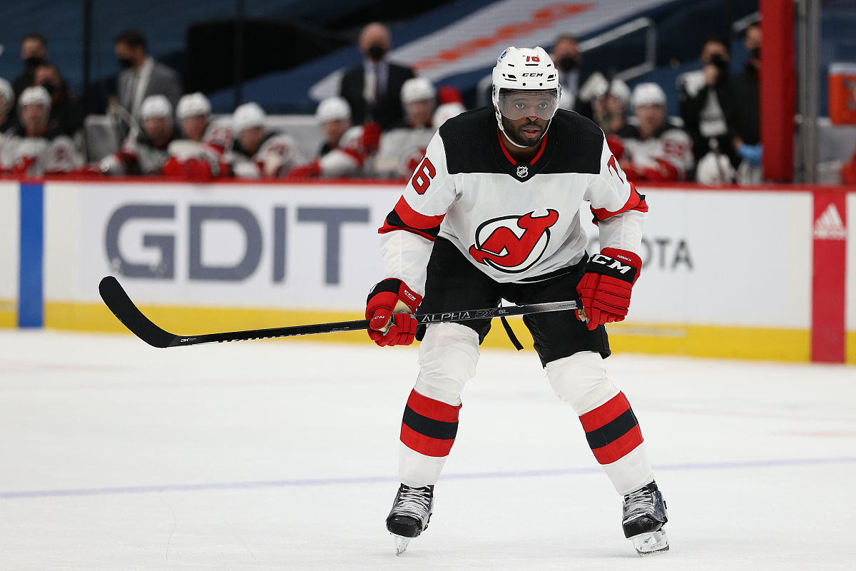 washington, dc - march 25: p.k. subban #76 of the new jersey dev