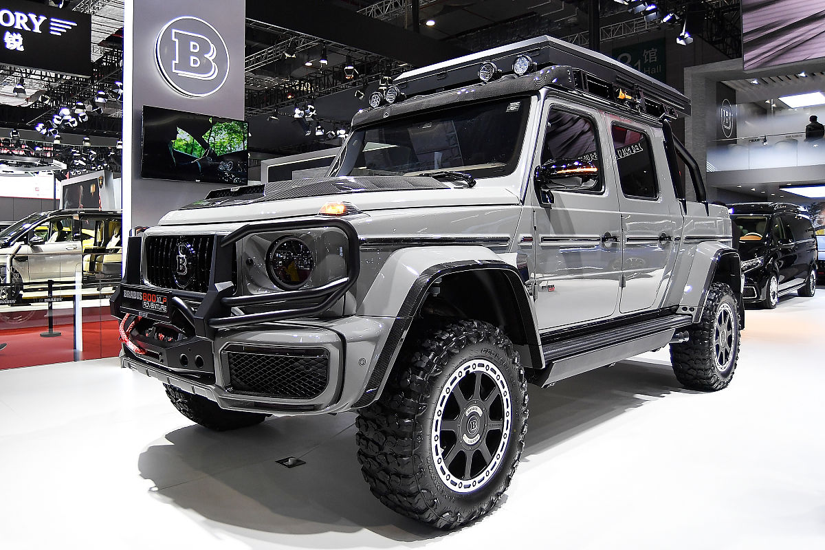 shanghai, china - april 20:  a <strong>b</strong>rabus 800 adventure xlp edition