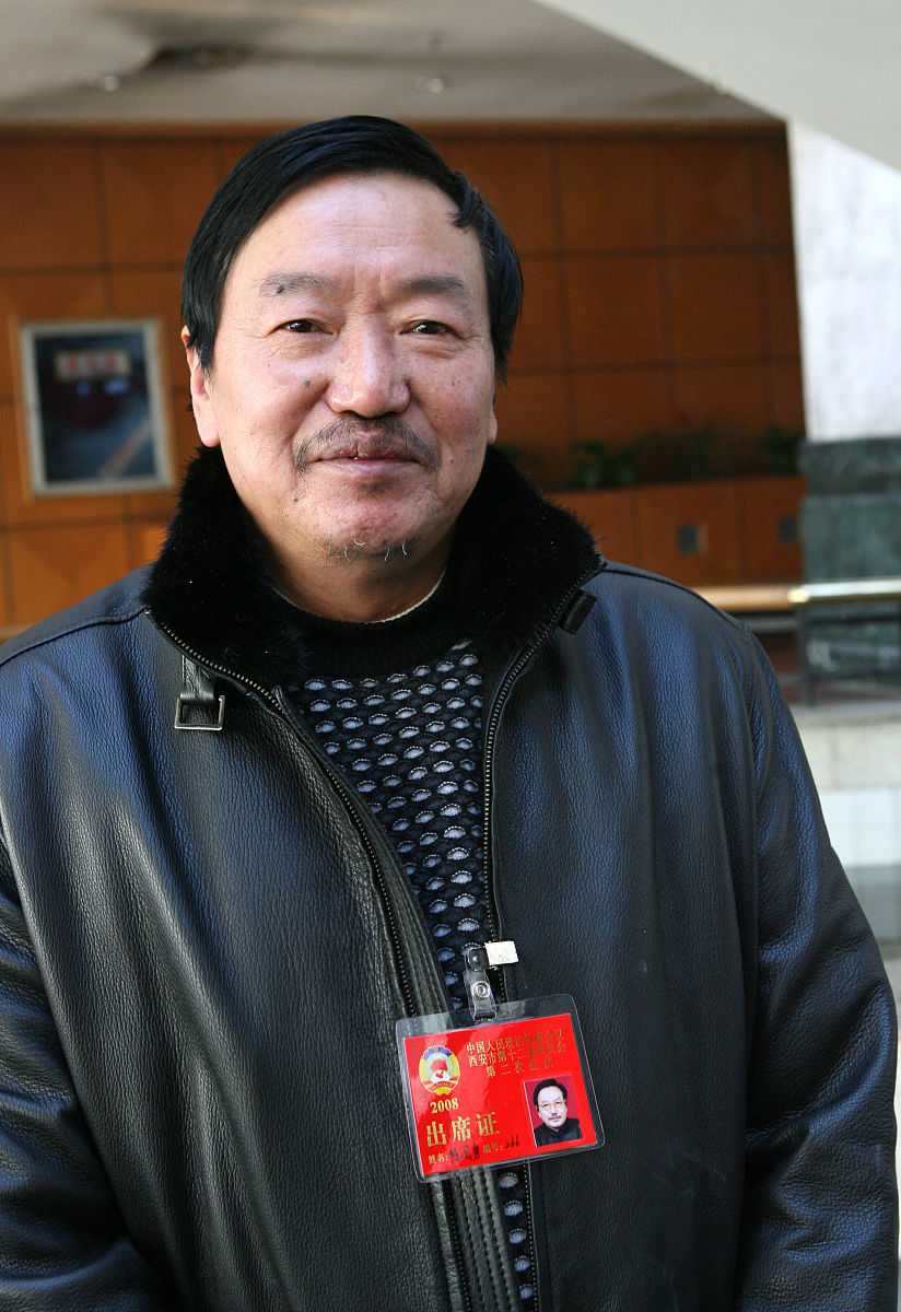 西安美术学院中国画系教授陈国勇.