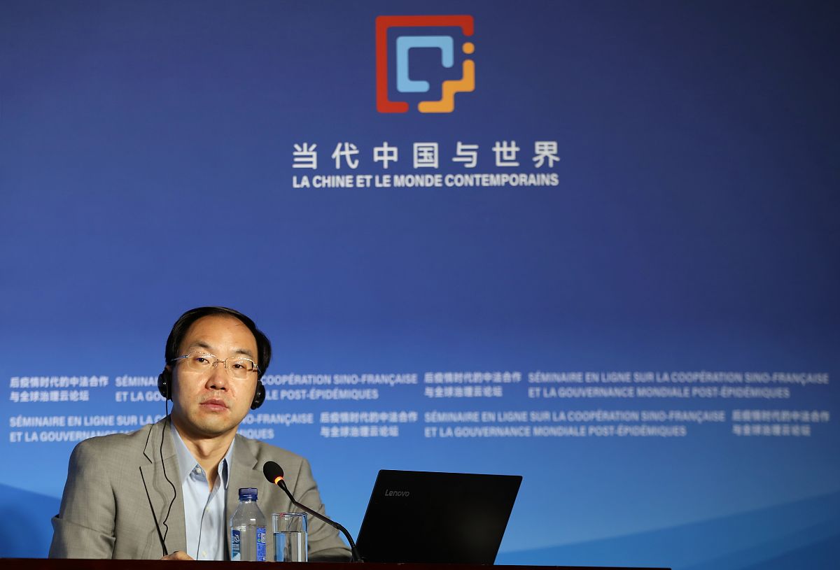 2020年5月7日,北京,当代中国与世界研究院,法国桥智库共同举办的《后