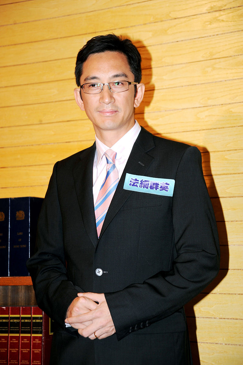 2008年7月14日,香港,新剧《法网群英》举行香港播映授权仪式.吴启华++