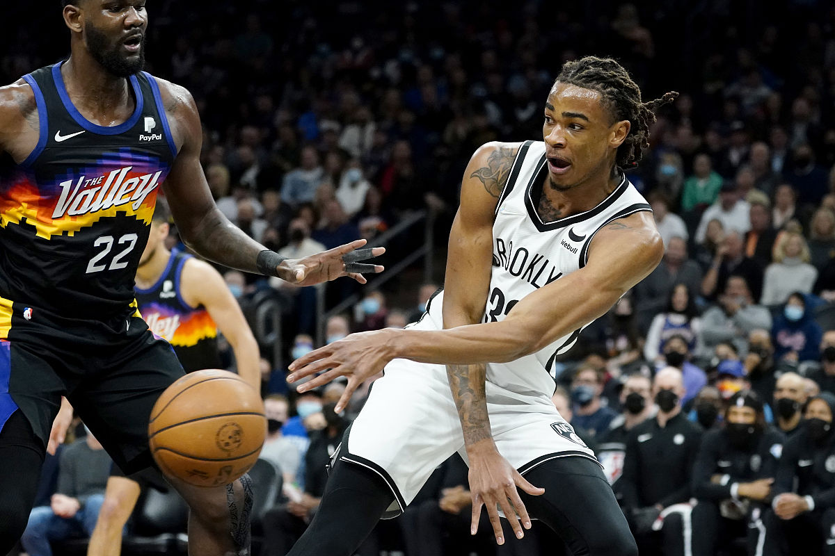 2022年2月1日,美国,21/22nba常规赛,布鲁克林篮网111-121菲尼克斯太阳