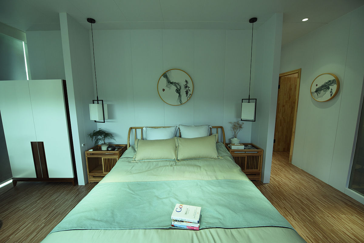 给我设计一个中国古代人住的卧室