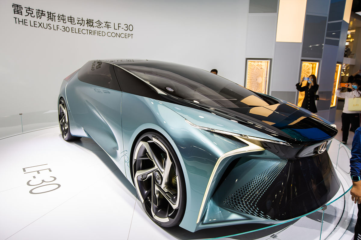 2020年10月1日,北京,雷克萨斯lf-30概念车.