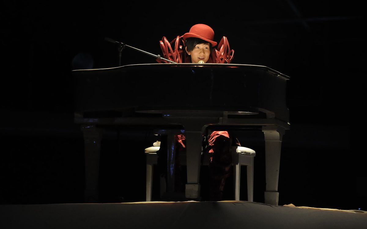 2010年8月21日,北京,林俊杰的世界巡回演唱会"i am"登陆首都体育馆.林