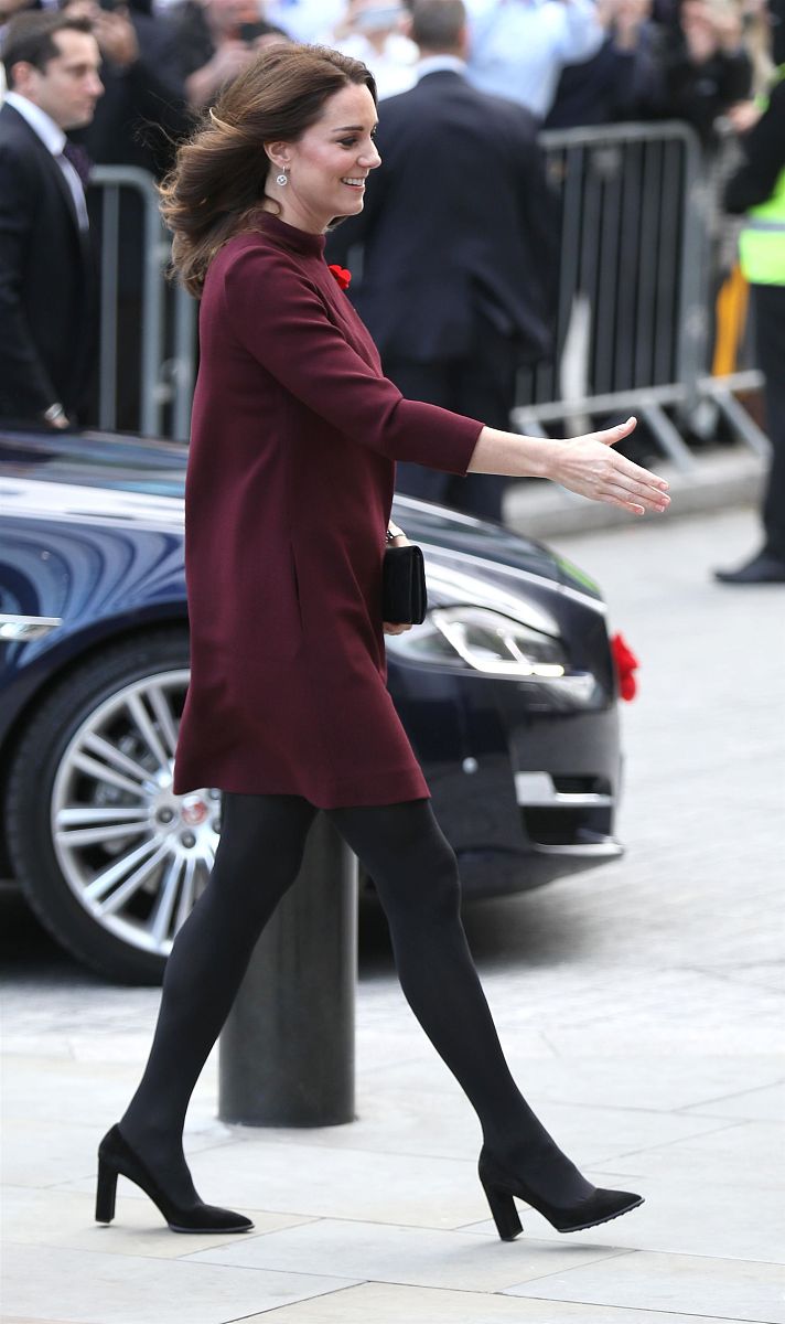 当地时间2017年11月8日,英国伦敦,凯特王妃(duchess of cambridge)作