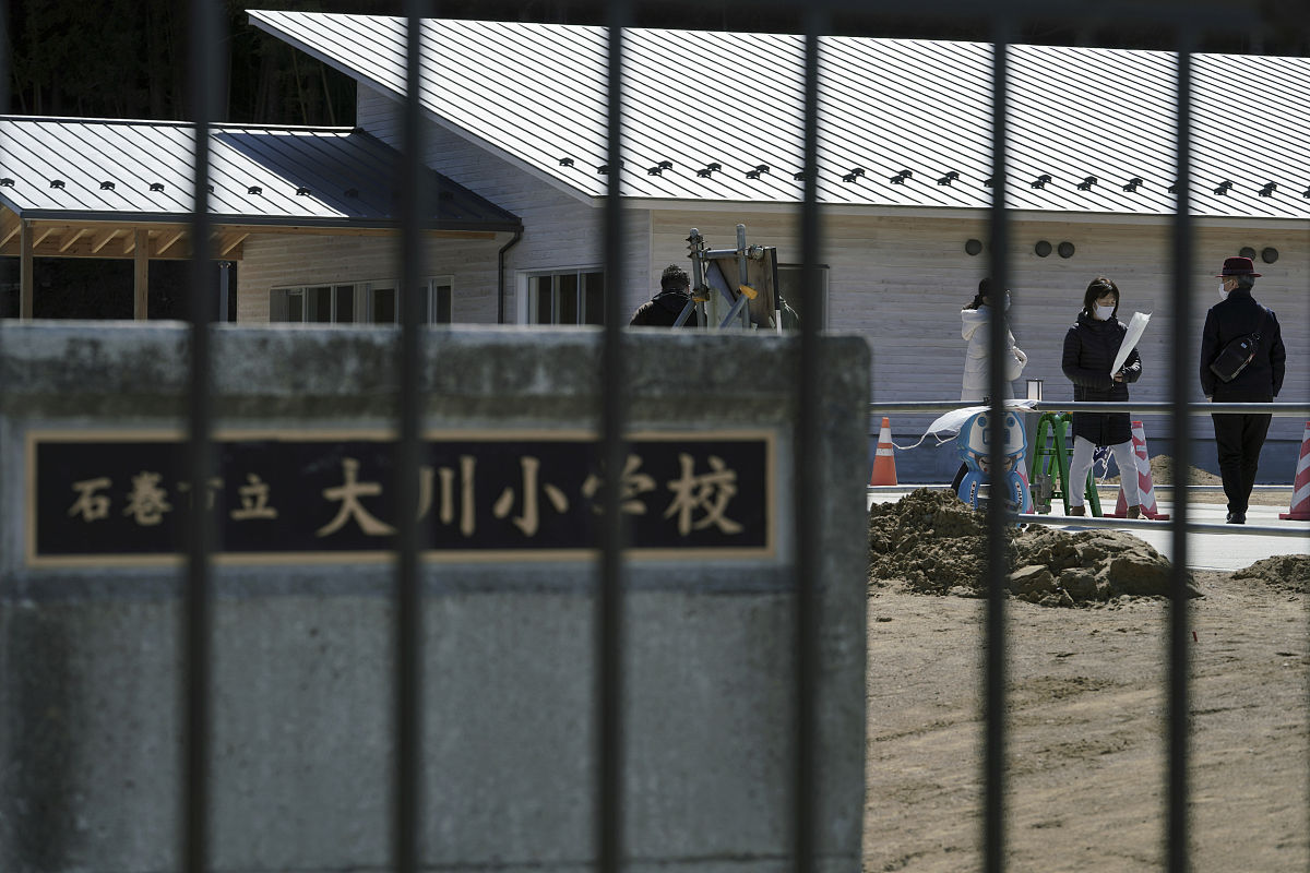 当地时间2021年3月6日,日本宫城县石卷市,东日本大地震幸存者铃木纪之