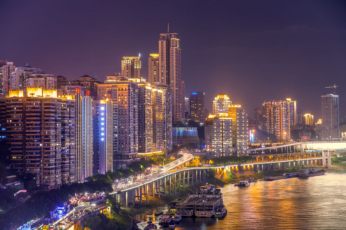 2019年8月29日,重庆夜景.