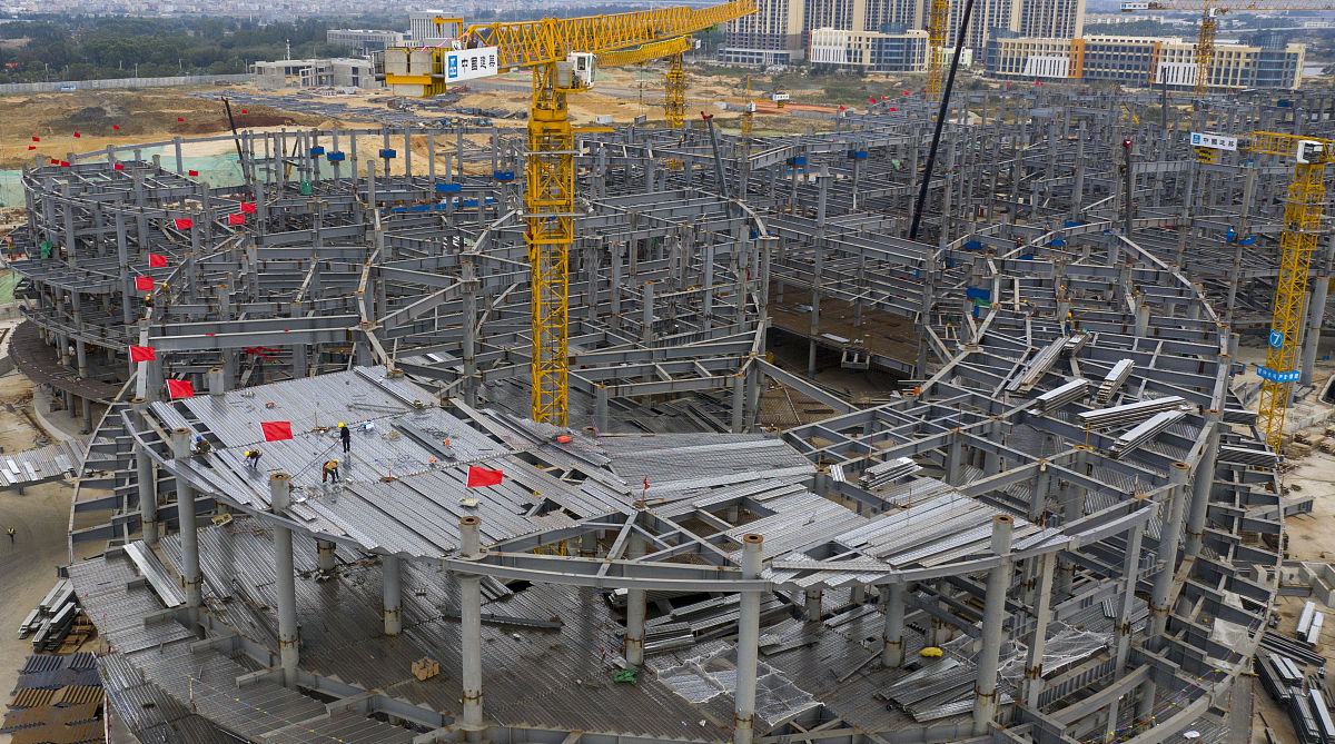 核电站穹顶拼装：高效精确的施工方法