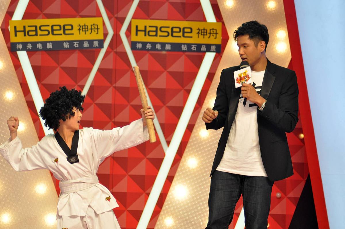 2011年5月26日,上海,搞笑综艺节目《谁是爆笑王》录制.黑人陈建州+++_