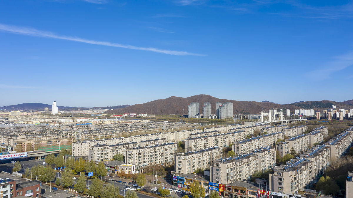 2021年10月29日,航拍吉林市昌邑区.