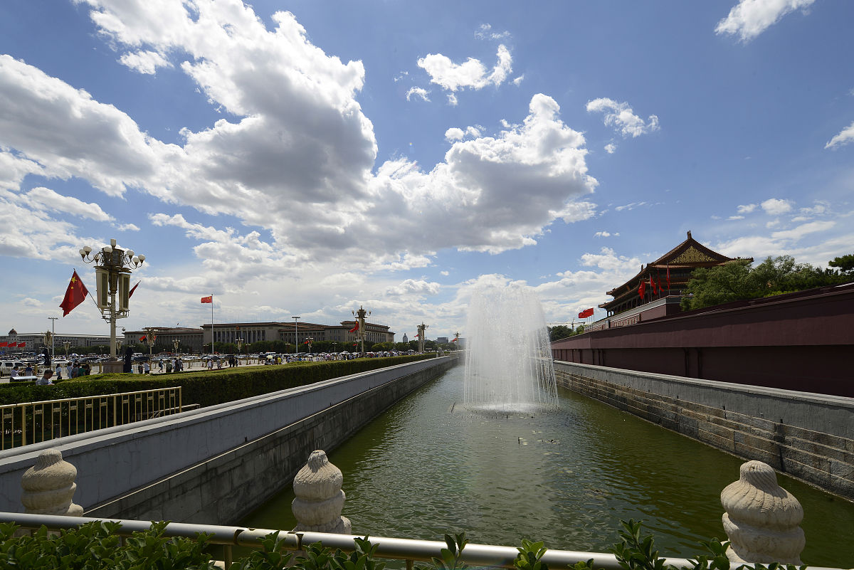 2015年06月11日,北京,北京天空又现"apec蓝".