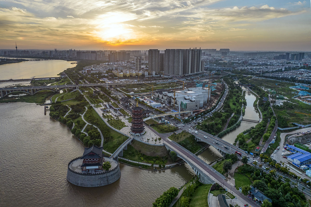 2021年9月2日,河南洛阳,洛浦风光.