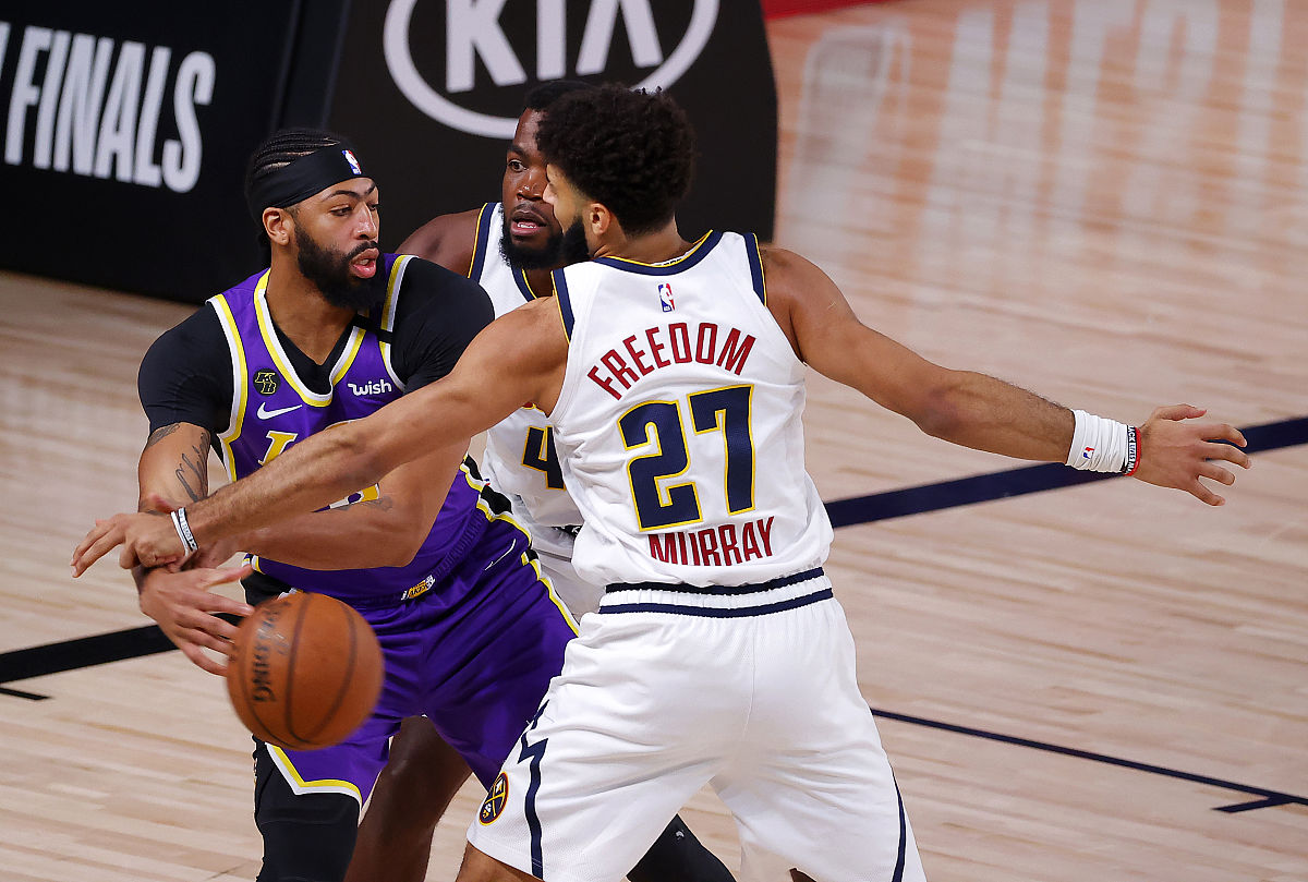 2020年9月26日,美国,19/20nba西部决赛g5,丹佛掘金vs洛杉矶湖人.lake 