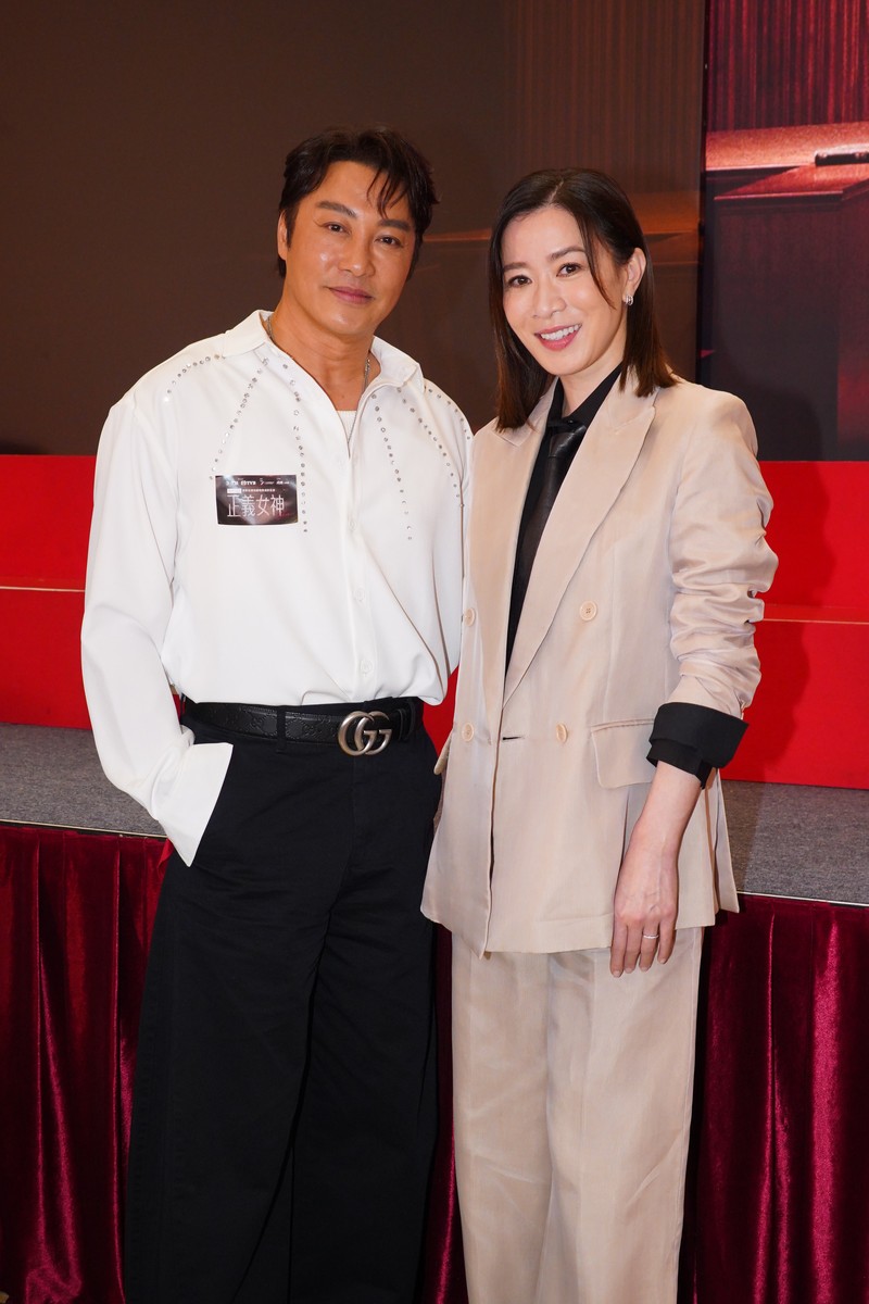 2026年3月30日,香港,剧集《正义女神》宣传活动.,