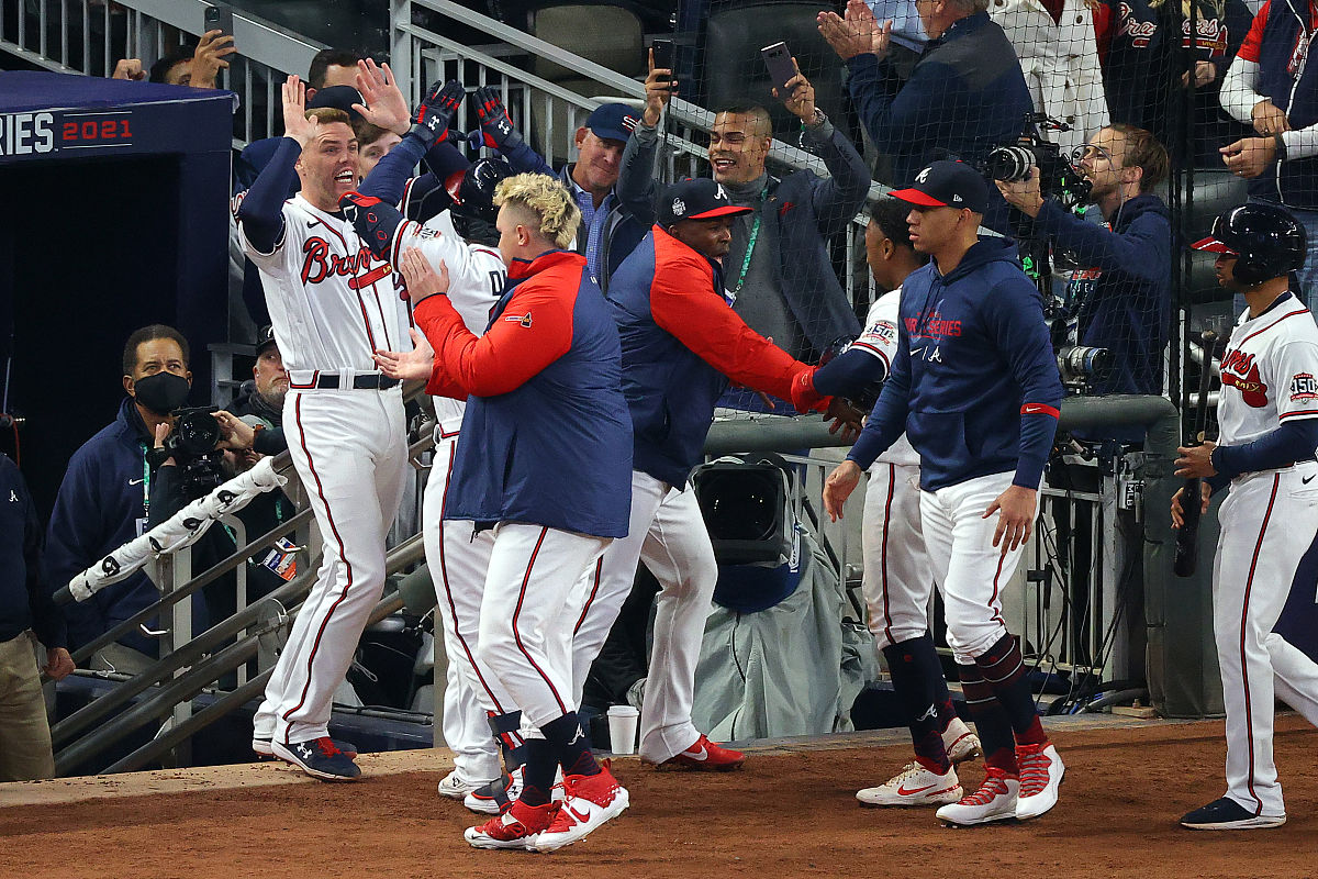 2021年10月31日,美国,2021mlb世界大赛g5,亚特兰大勇士vs休斯顿太空人