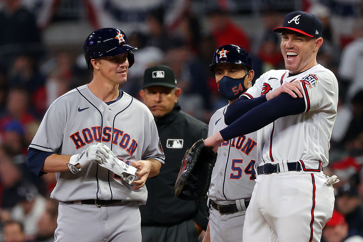 2021年10月31日,美国,2021mlb世界大赛g5,亚特兰大勇士vs休斯顿太空人