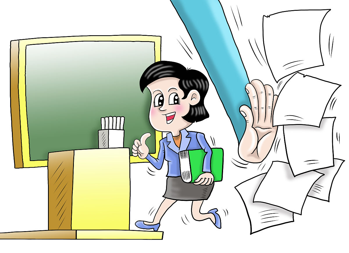 帮我把这段话修改润色一下（同义词替换）：政府及教育部门一直未将中小学教师减负正式列入政策议程，期间虽然提出了很多“减负令”，但一直是在为学生减负，教师减负一直未引起关注