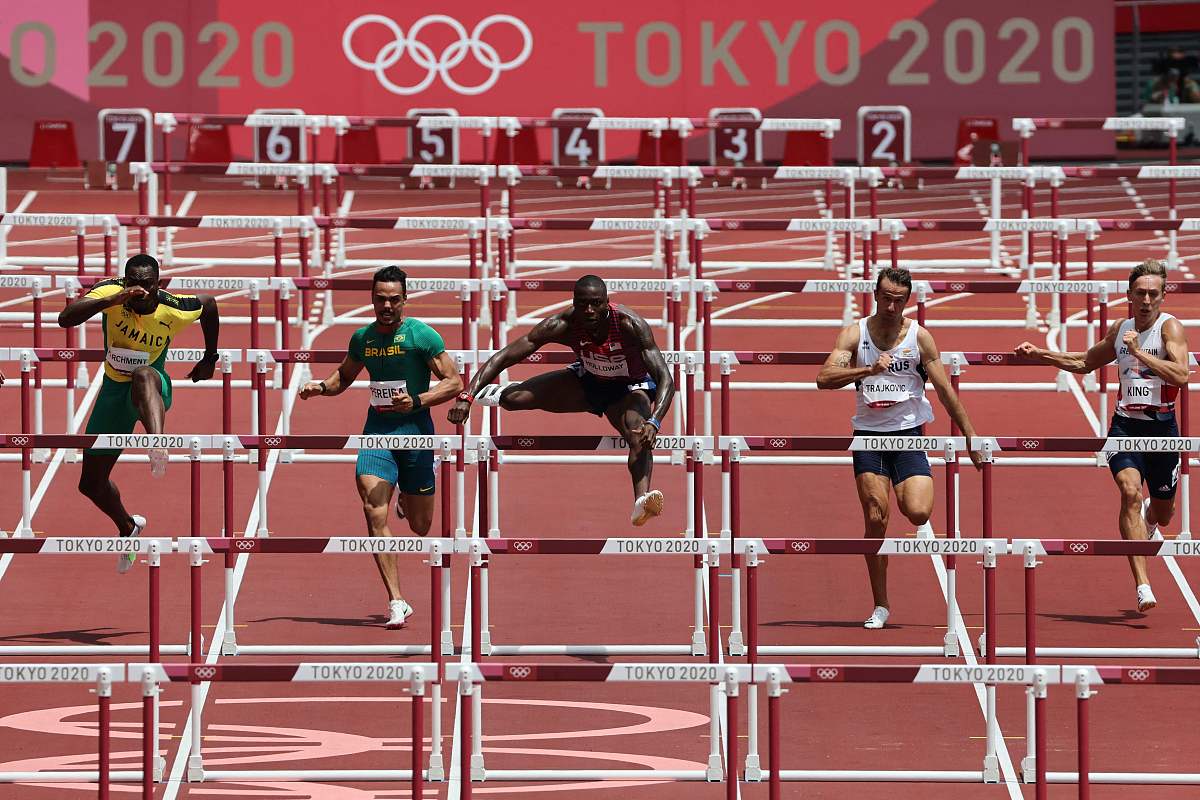 2021年8月4日,日本,2020东京奥运会田径8月4日赛况.usa's grant hollo