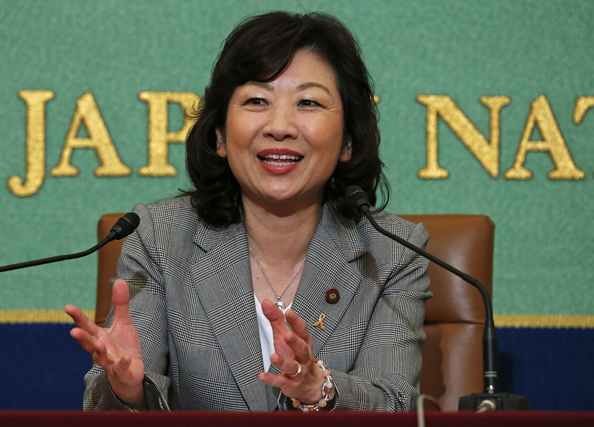 (资料图)当地时间2021年6月14日,日本东京,日本自民党代理干事长野田