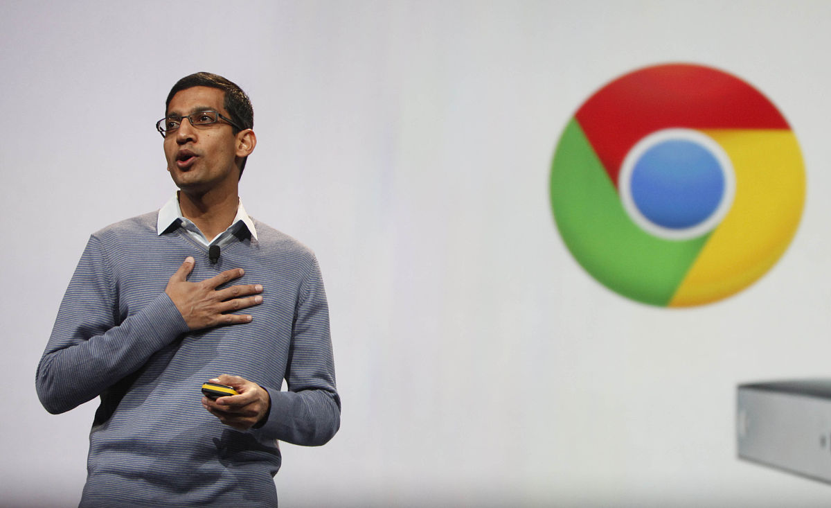 桑达尔·皮查伊(sundar pichai)资料图.日前,谷歌联合创始人拉里·佩
