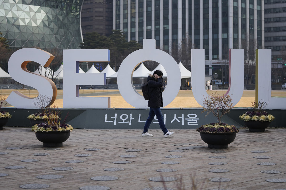 当地时间2022年1月26日,韩国首尔,新冠疫情下的首尔.据韩联社报道,韩