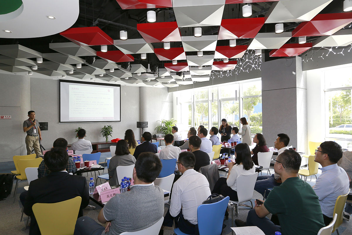 2018年5月22日,升级改造后的天津国际生物医药联合研究院医脉众创共享