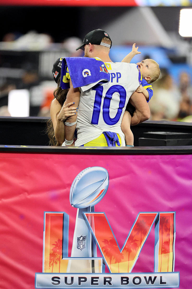 inglewood, california - february 13: cooper kupp #10 of the los 
