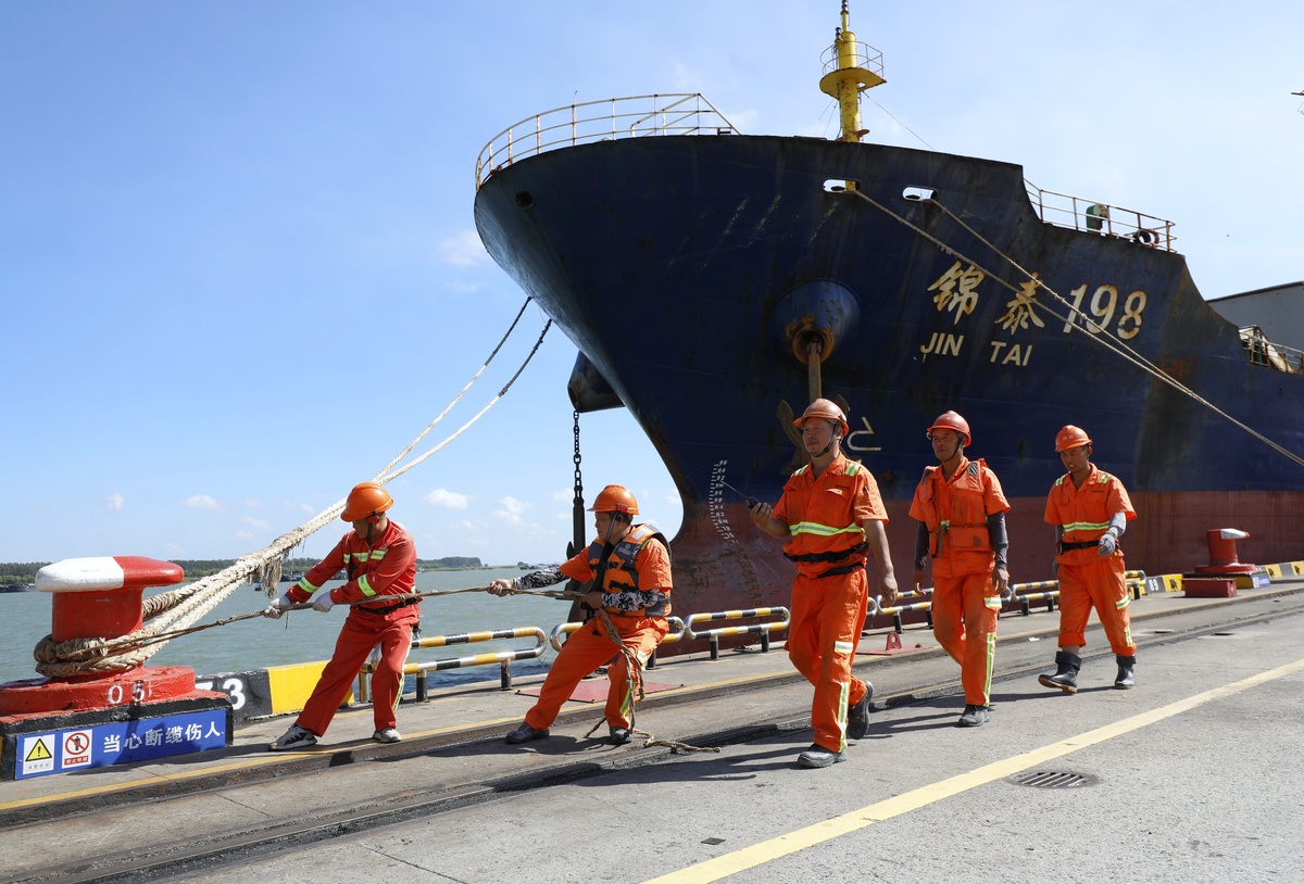 船舶维修物资运输记录：日照至京唐港