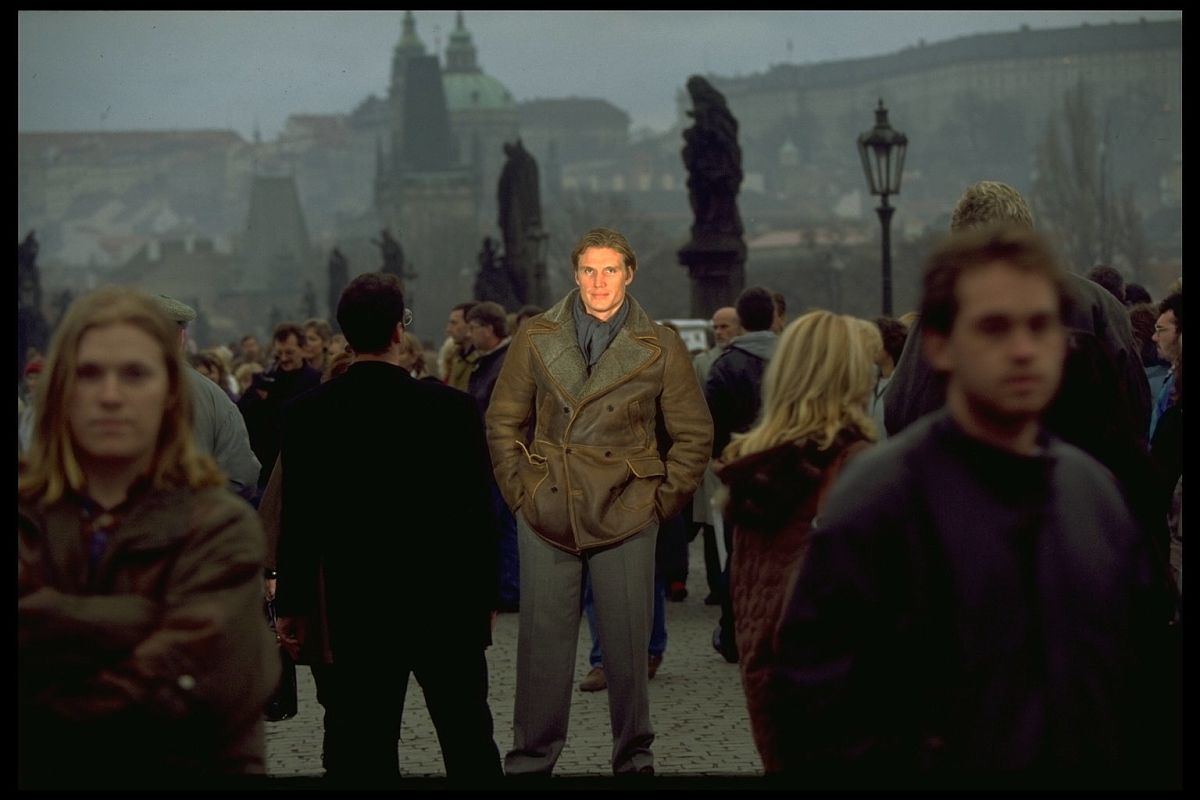 the actor dolph lundgren in prague (photo by eric robert/sygma/s