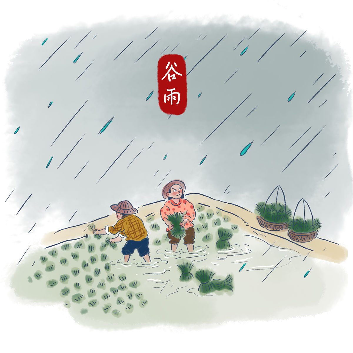 谷雨是一年中的第六个节气也是春季最后一个节气请以此写出视频旁白