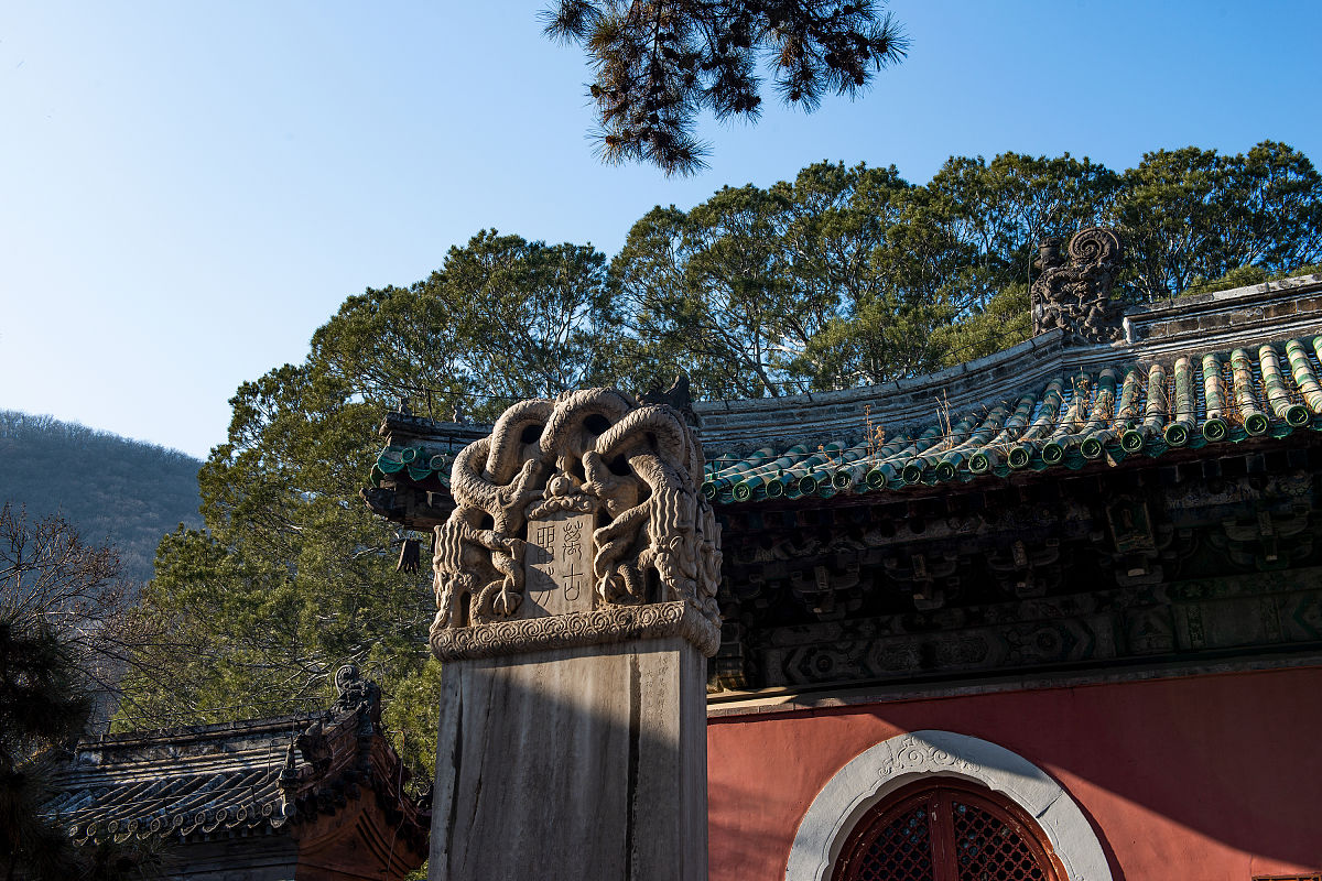 2019年12月7月,北京戒台寺,中国北方保存辽代文物最多,最完整的寺院.