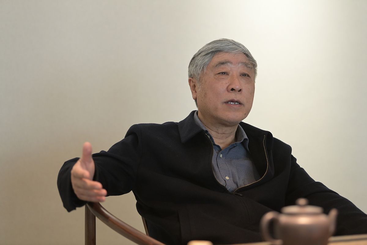 2021年4月13日,江苏苏州,中国书法家,篆刻家黄惇.