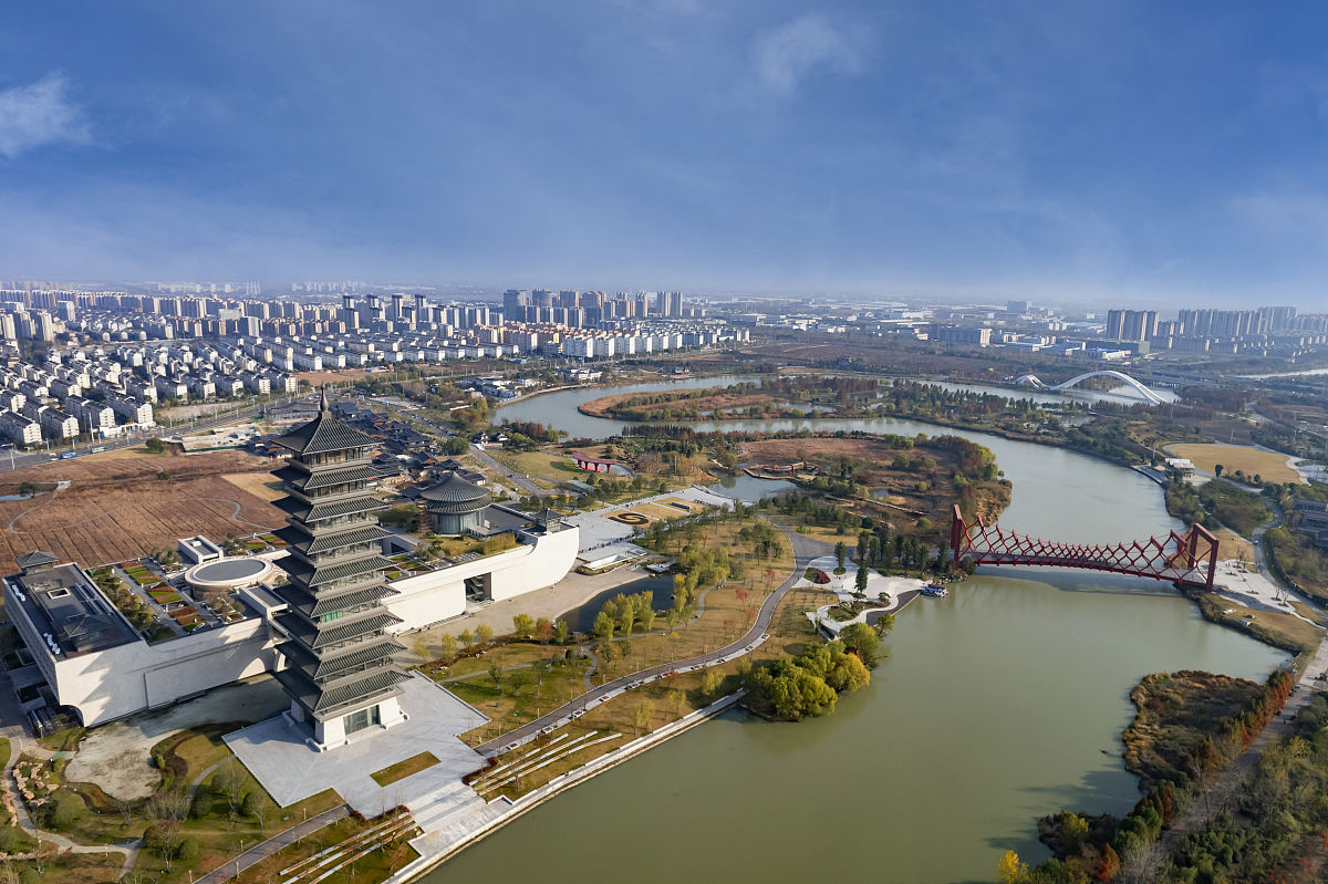 2021年11月27日,江苏扬州,中国大运河博物馆.