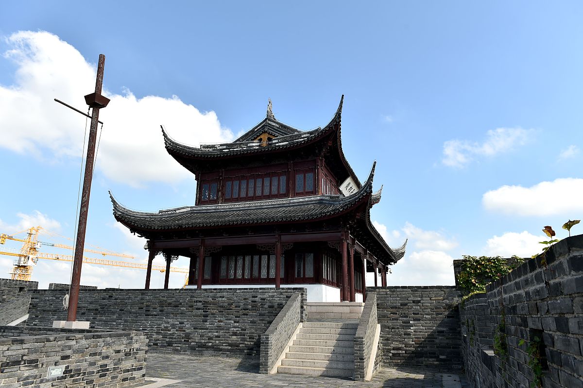 2021年8月8日,江苏苏州,曾经姑苏城最荒凉的一座城门—相门.