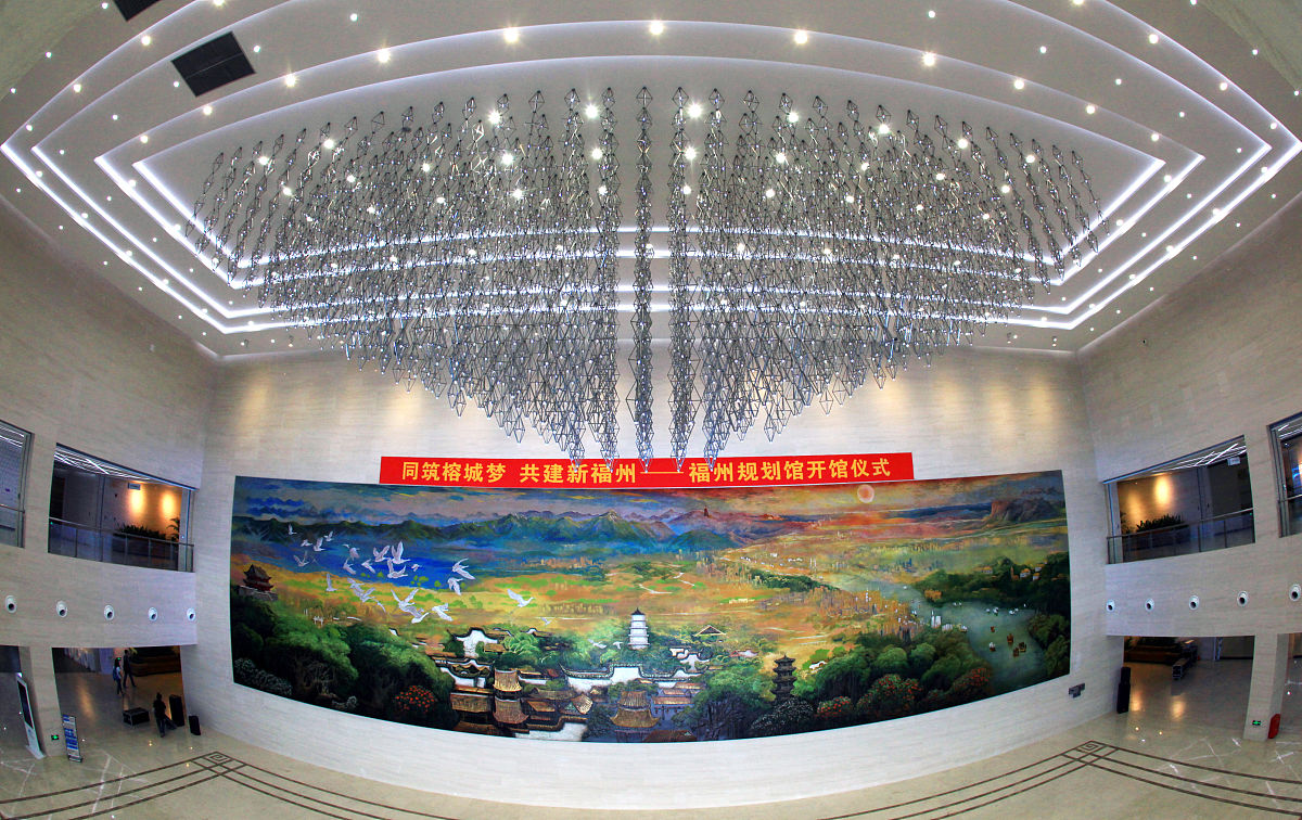2015年5月18日,福建福州,福州规划馆完成了建设与布展,正式向市民游客