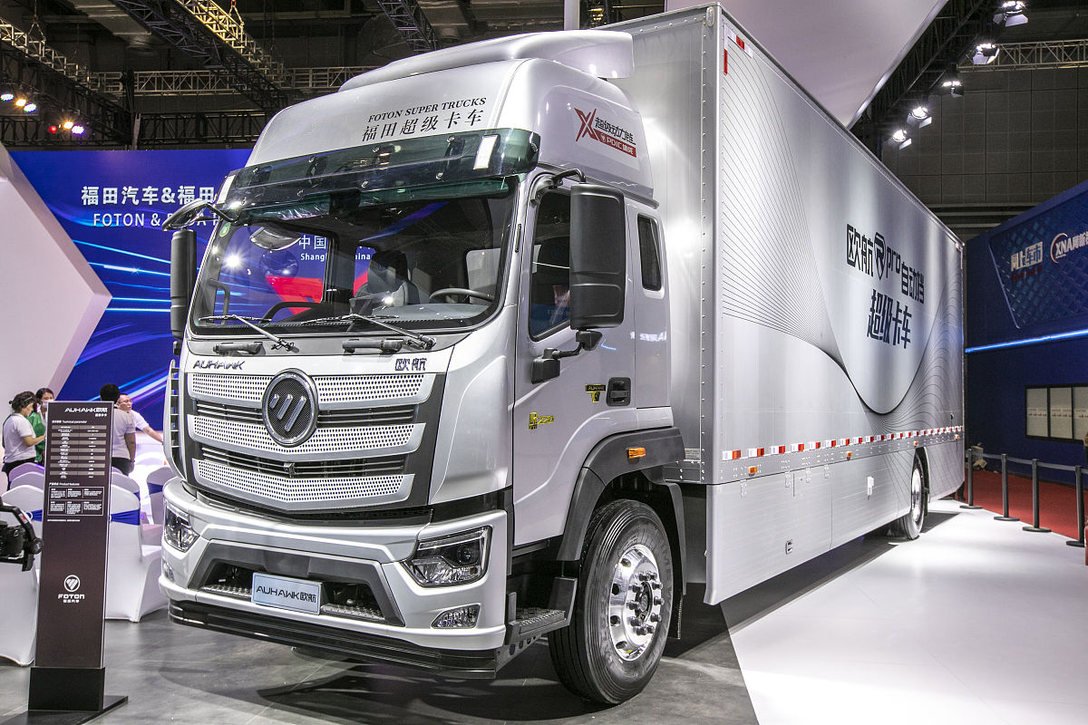 2021年4月19日,2021上海车展,福田汽车,欧航rpro.