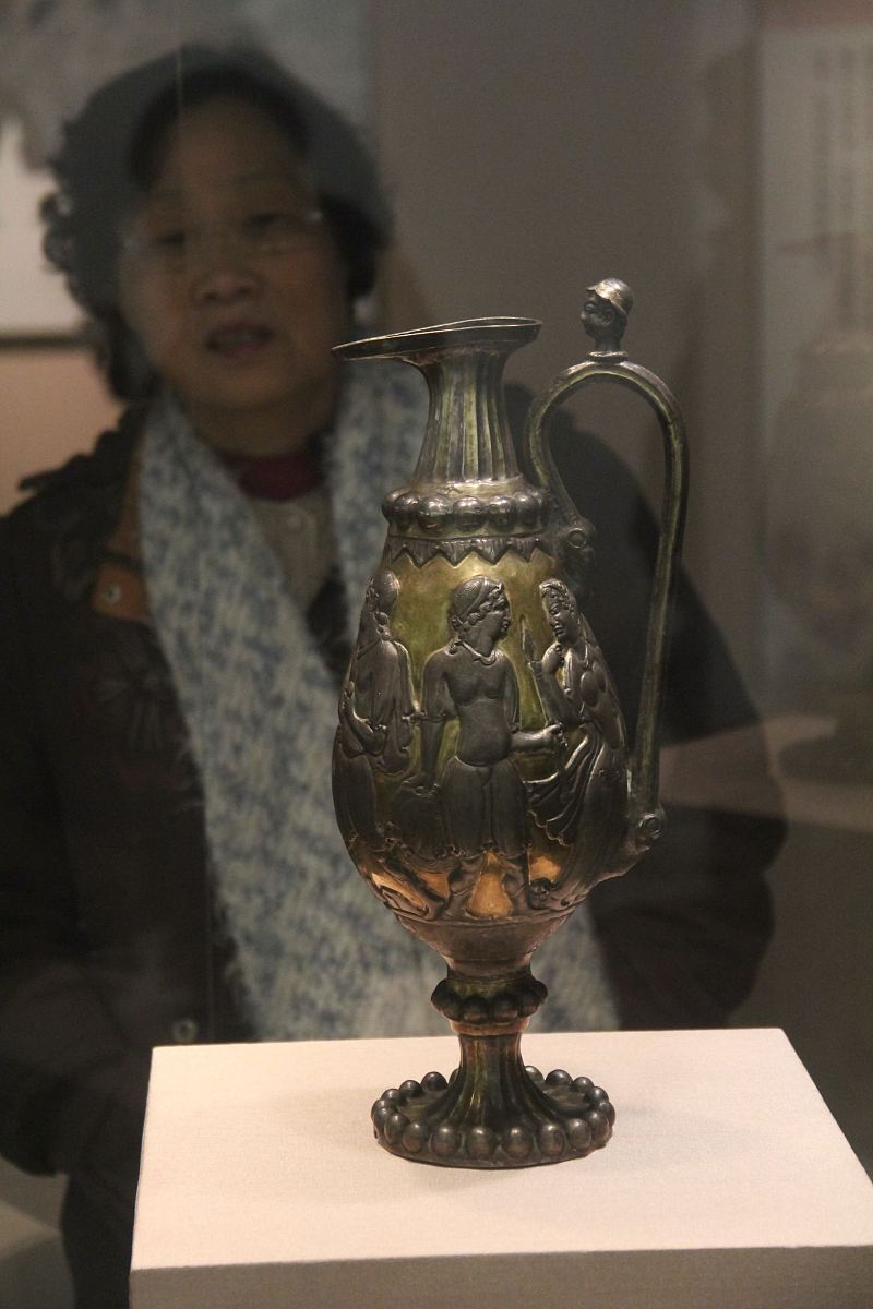 2012年12月22日,河南郑州,1983年宁夏固原李贤墓出土<strong>北周</strong>天和四年